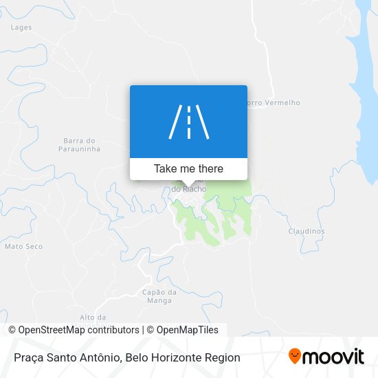 Praça Santo Antônio map