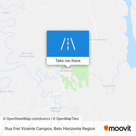 Rua Frei Vicente Campos map