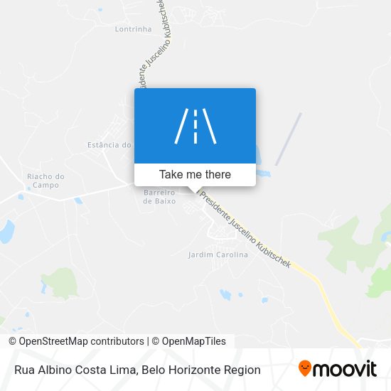 Rua Albino Costa Lima map