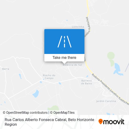 Rua Carlos Alberto Fonseca Cabral map