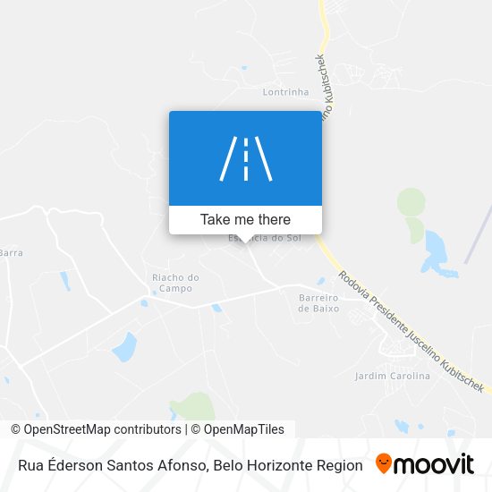 Rua Éderson Santos Afonso map