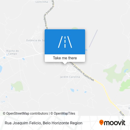 Rua Joaquim Felicio map