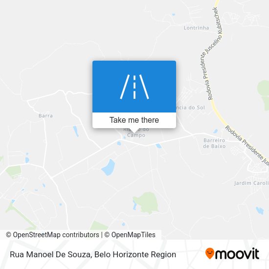 Rua Manoel De Souza map