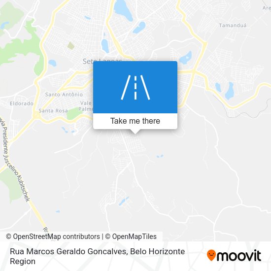 Rua Marcos Geraldo Goncalves map