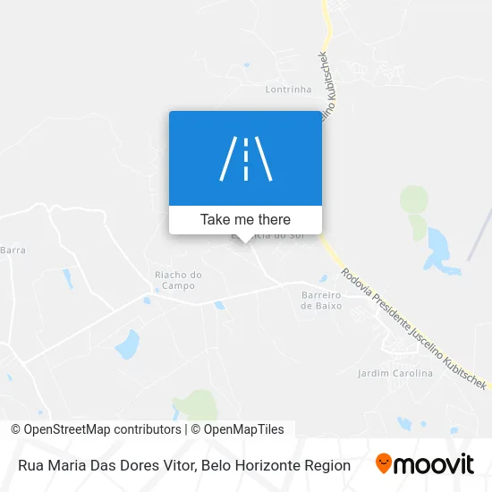 Rua Maria Das Dores Vitor map