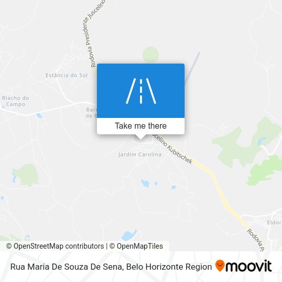 Rua Maria De Souza De Sena map