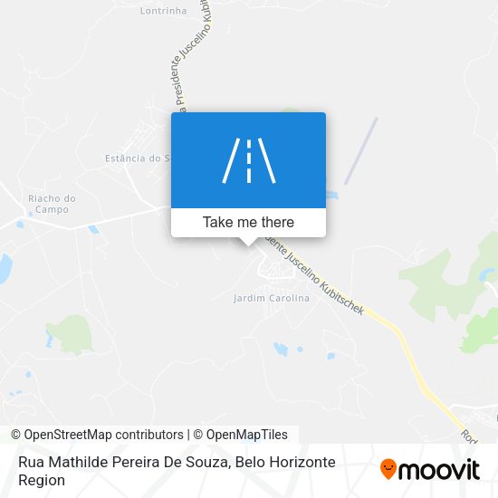 Rua Mathilde Pereira De Souza map
