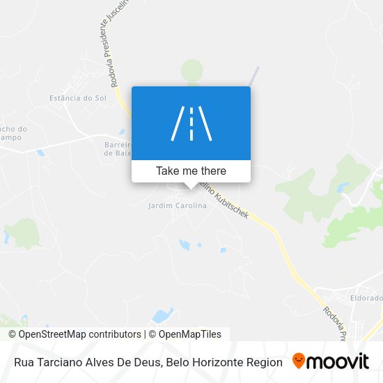 Rua Tarciano Alves De Deus map