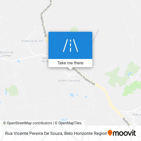 Rua Vicente Pereira De Souza map