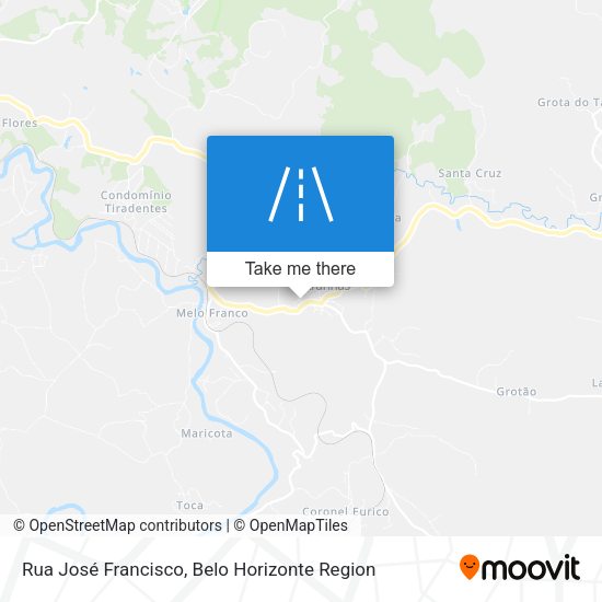 Rua José Francisco map