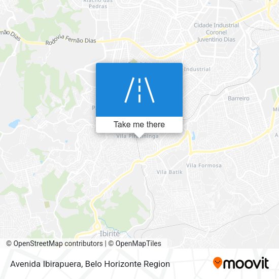 Avenida Ibirapuera map