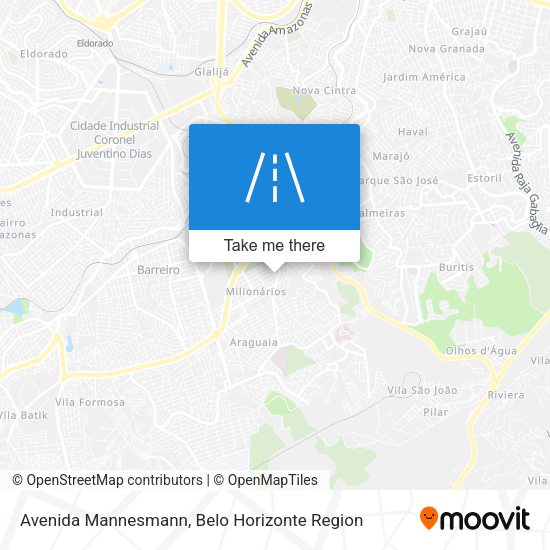 Avenida Mannesmann map