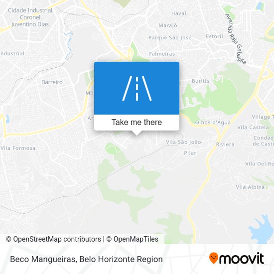 Beco Mangueiras map