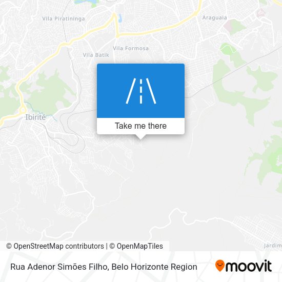 Rua Adenor Simões Filho map