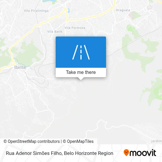 Rua Adenor Simões Filho map