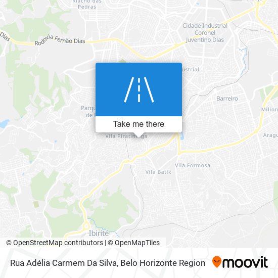 Rua Adélia Carmem Da Silva map