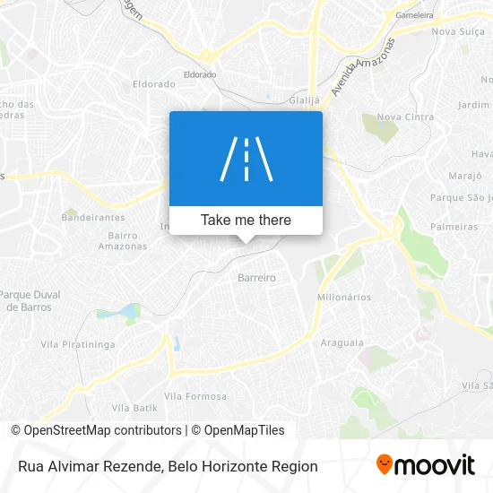Rua Alvimar Rezende map