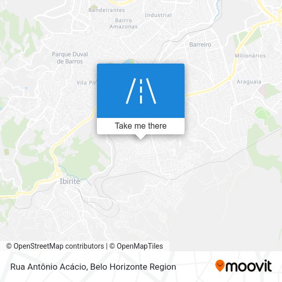 Rua Antônio Acácio map