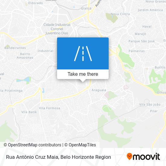 Rua Antônio Cruz Maia map