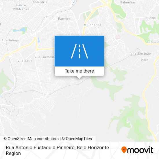 Rua Antônio Eustáquio Pinheiro map