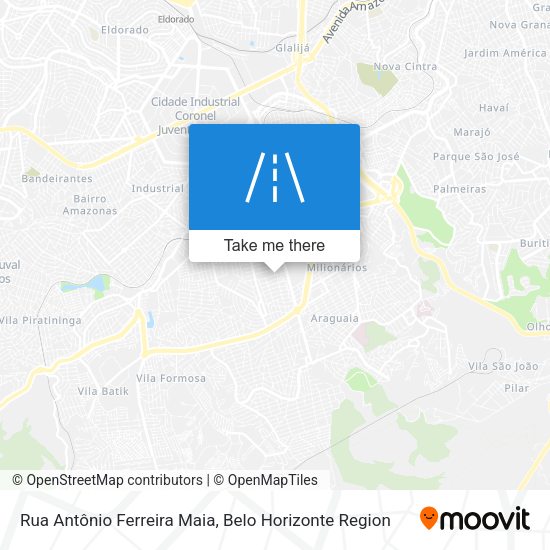 Rua Antônio Ferreira Maia map