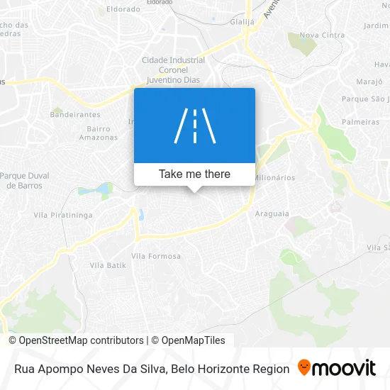Rua Apompo Neves Da Silva map