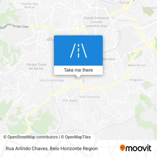 Rua Arlindo Chaves map