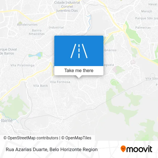 Rua Azarias Duarte map