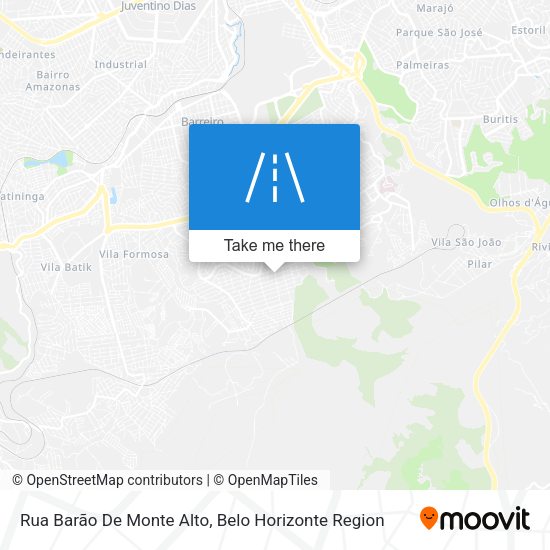 Rua Barão De Monte Alto map