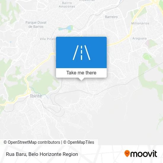 Rua Baru map