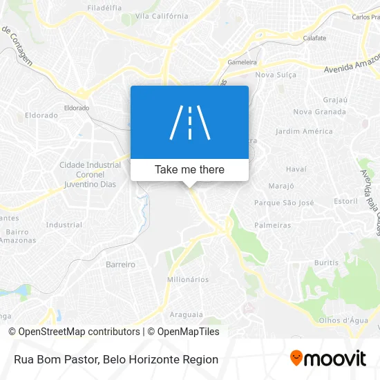 Rua Bom Pastor map