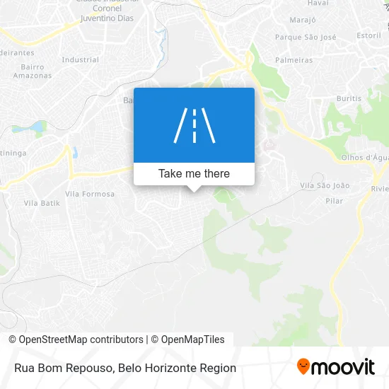 Rua Bom Repouso map