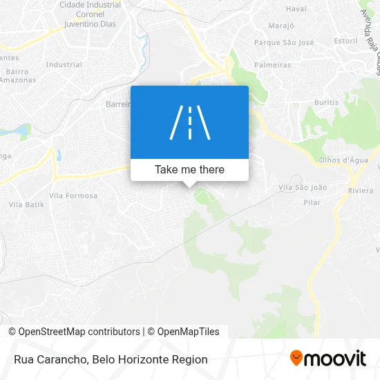 Rua Carancho map