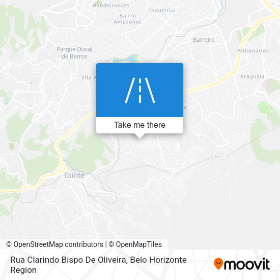 Rua Clarindo Bispo De Oliveira map