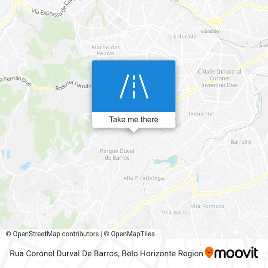 Rua Coronel Durval De Barros map