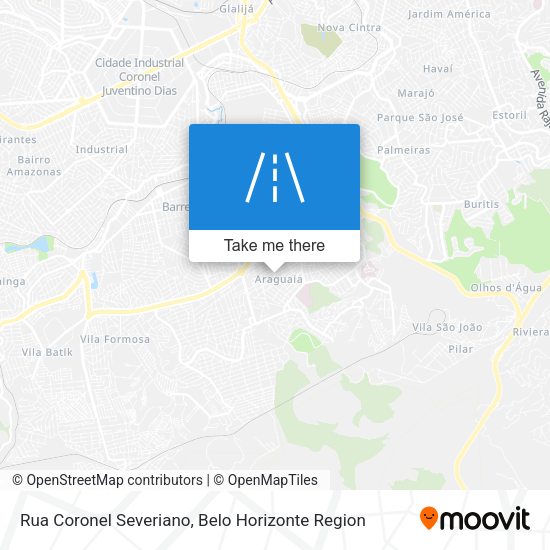 Rua Coronel Severiano map