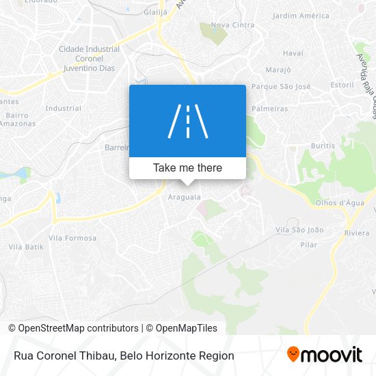 Rua Coronel Thibau map