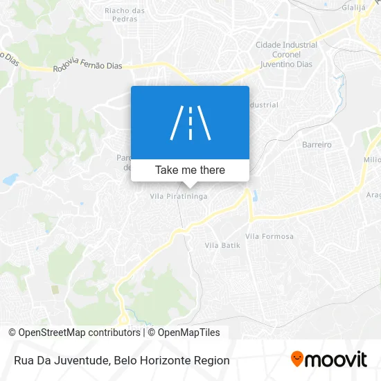 Rua Da Juventude map