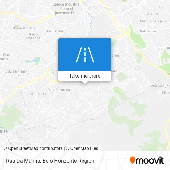 Rua Da Manhã map
