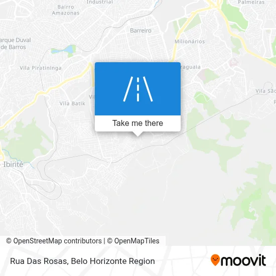 Rua Das Rosas map