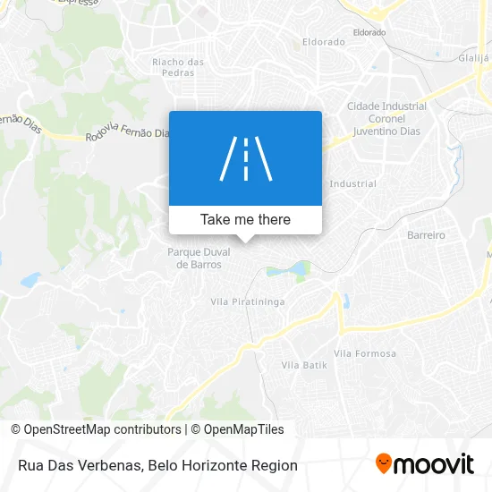 Rua Das Verbenas map