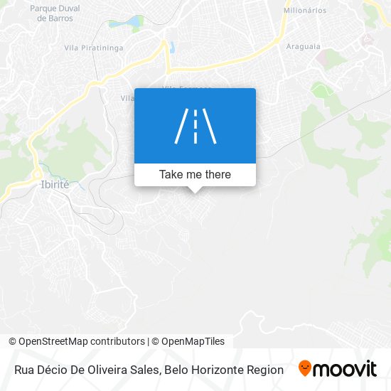 Rua Décio De Oliveira Sales map