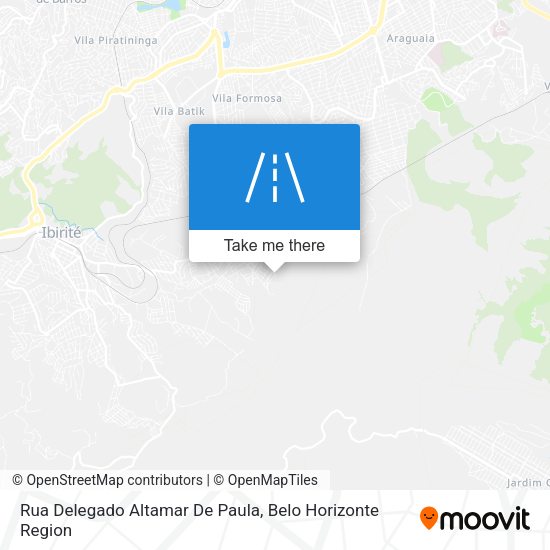 Rua Delegado Altamar De Paula map