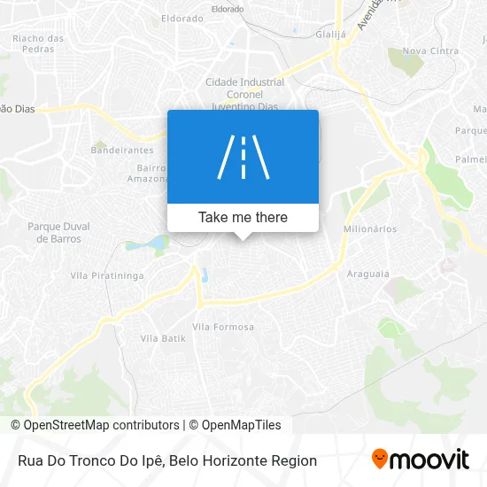 Rua Do Tronco Do Ipê map