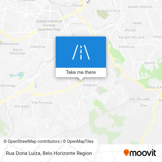 Rua Dona Luiza map