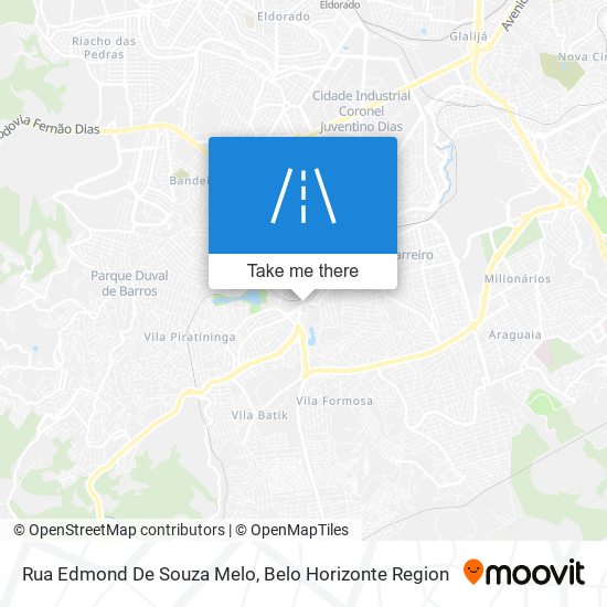 Rua Edmond De Souza Melo map