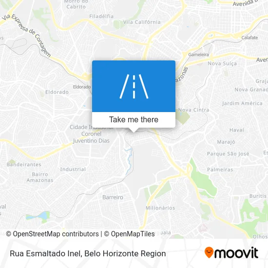 Rua Esmaltado Inel map