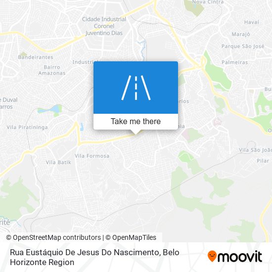 Mapa Rua Eustáquio De Jesus Do Nascimento