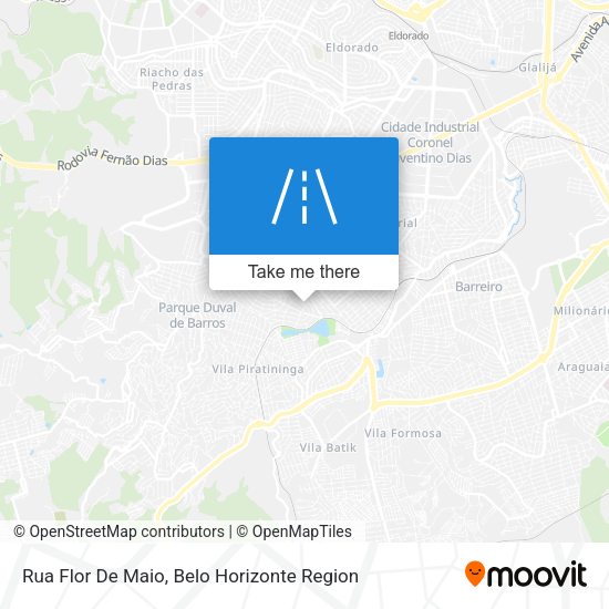 Rua Flor De Maio map
