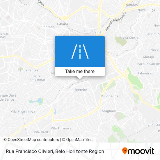 Rua Francisco Olivieri map